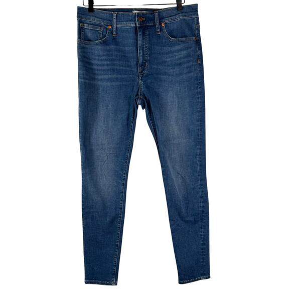 Madewell Denim - Madewell Women’s Blue Stretch Mid Rise Cotton Blend Skinny Jeans Size 31